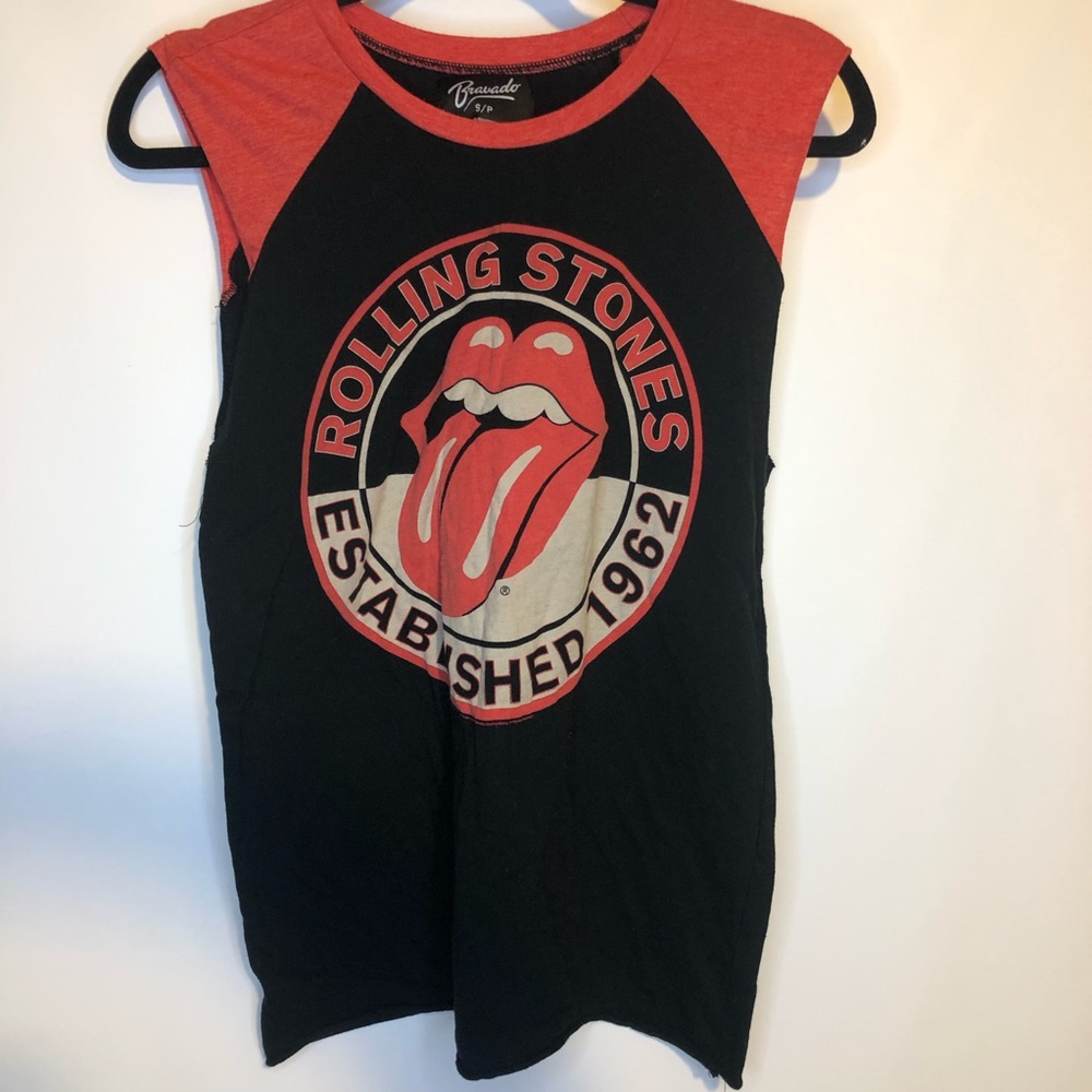 Rolling Stones cutoff tee